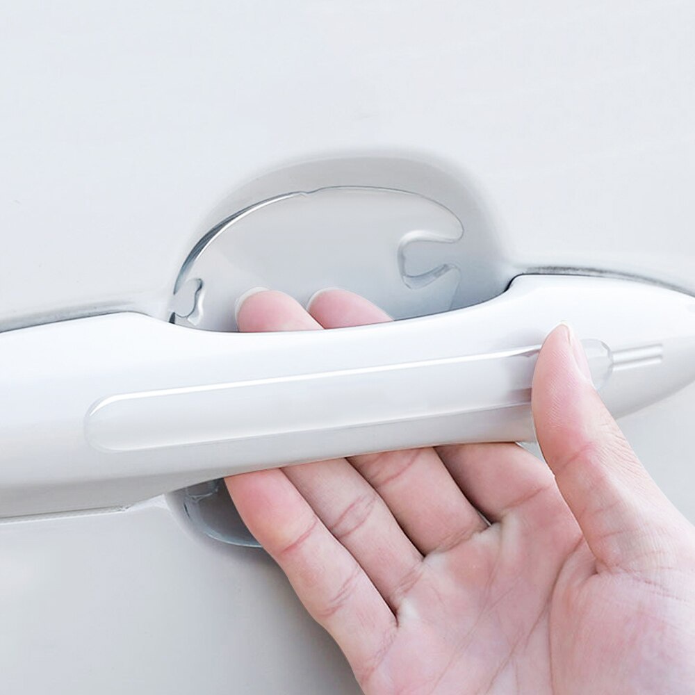 แถบสติกเกอร์ ป้องกันรอยขีดข่วน สําหรับติดมือจับประตูรถยนต์ ราคา ถูกที่สุด ดีลบีเคเค แกลเลอรีภาพที่ 4