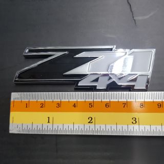 Logo Z71 4x4 ของรถ Chevrolet งานเหล็ก 9x3cm