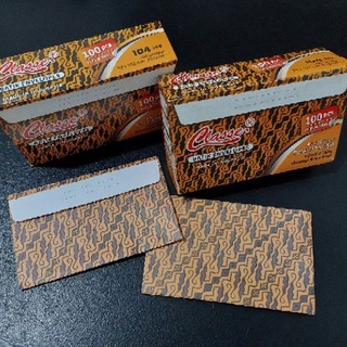 Amplop Batik 104 berperekat/peal and seal envelope merk CLASSE isi 100 lembar/dus.  Made in Indonesia