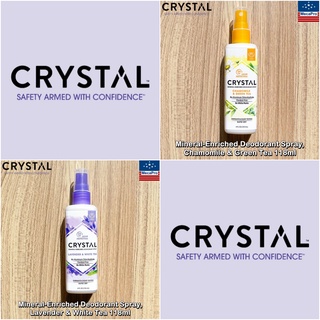 Crystal™ Mineral-Enriched Deodorant Spray 118 ml สเปรย์ระงับกลิ่นกาย