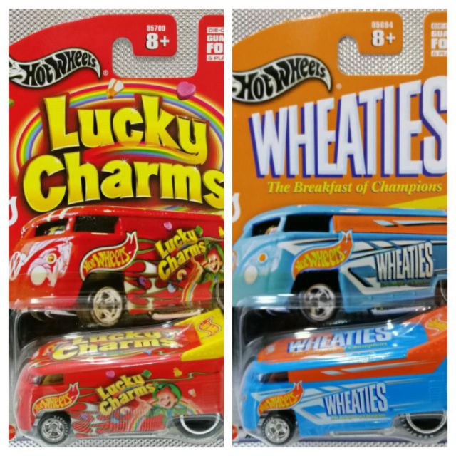 Hotwheels VW Drag Bus " Lucky Charms + Wheaties "