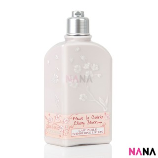 LOccitane Cherry Blossom Shimmering Lotion 250ml โลชั่นผสมชิมเมอร์กลิ่นเชอร์รี่บลอสซั่ม