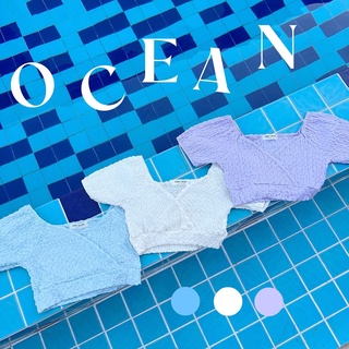 พร้อมส่ง💫 Ocean Top 🐳เสื้อครอก🐳