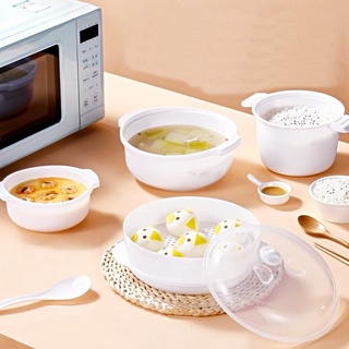 กล่องนึ่งอุ่นอาหารในไมโครเวฟ microwave steaming box