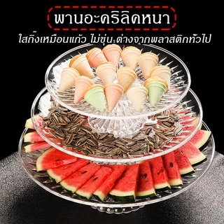 [โปรถูกๆ รีบเลยก่อนของหมด] พานงานแต่ง พานถูก รุ่นหนา ทนทาน พานใหญ่ พานขมา พานพระ พานแก้วใส พานสวยๆ