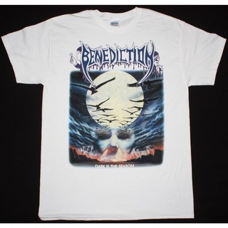 เสื้อยืดผ้าฝ้ายพิมพ์ลาย เสื้อยืด ลาย Dark Is The Season Death Bolt Thrower Solstice สีขาว DIY 2022