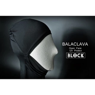 โม่ง Block กัน UV แบบเปิดหน้า สีดำ (Open Face)