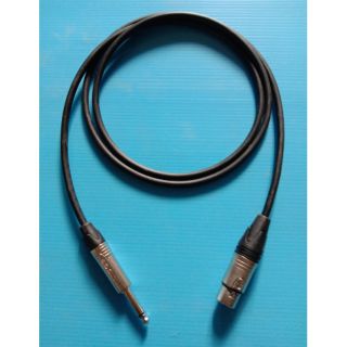 ยาว 5 เมตรสายสัญาณ ไมค์ mono 6.3 mm (LIDGE)-แจ็คแคนนอน(xlr) LIDGE ตัวเมีย