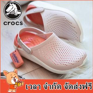 แท้100% Crocs รองเท้า พร้อมส่ง แท้ รองเท้าแตะชายหาดสำหรับผู้ชายและผู้หญิง คุณภาพสูง Unisexรองเท้าชายหาด ราคาถูก