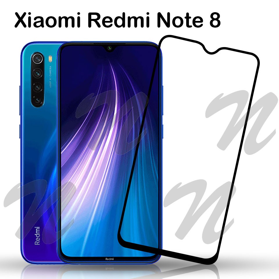 ฟิล์มกระจก เต็มจอ แบบด้าน เรดมี่ โน้ต8 Full Glue Tempered Glass Screen For Redmi Note8 (6.3)