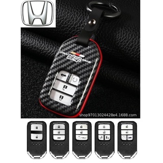 Honda Key Case Mugen Black Kevlar / เคสกุญแจ Honda Civic,City, Jazz, CRV, HRV