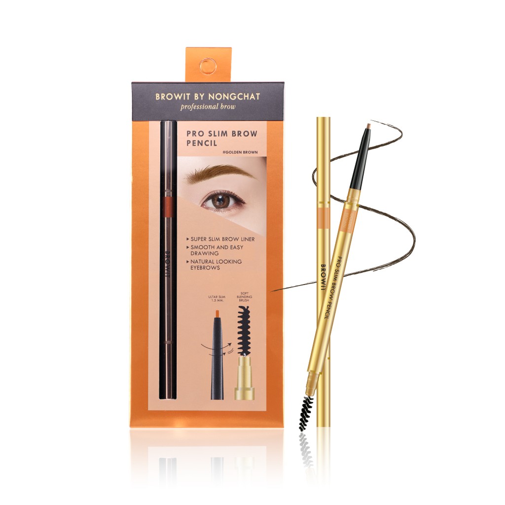 Browit Pro Slim Brow Pencil 0.06g Golden Brown (Y2019 ...