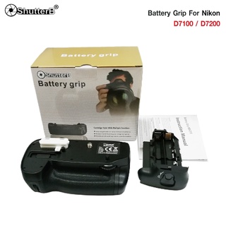 Battery Grip Shutter B รุ่น NIKON D7100/D7200 (MB-D15 Replacement)