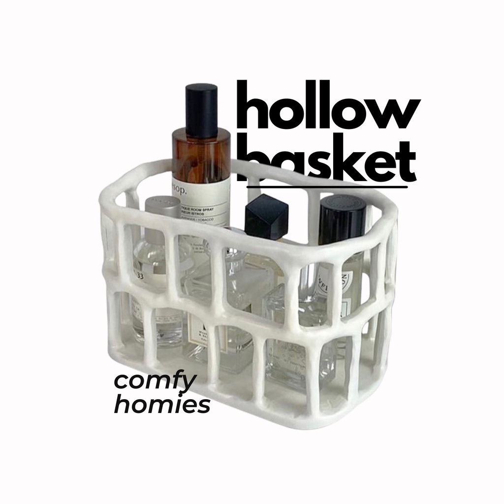 พร้อมส่ง ตะกร้าใส่ของ HOLLOW BASKET /comfyhomies/
