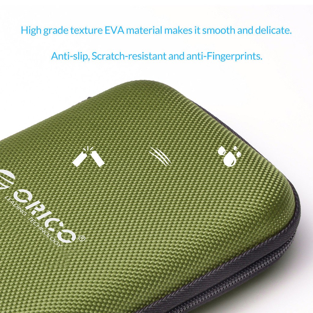 ORICO Anti-Static Shockproof 2.5" Hard Drive Disk Protective Case HDD SSD Storage