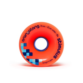 Orangatang | 65x37 mm 80A Fat free (สีส้ม) Surfskate &amp; Longboard wheels