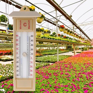 ❤❤ Greenhouse Max-Min Press Thermometer Traditional Temperature Monitor