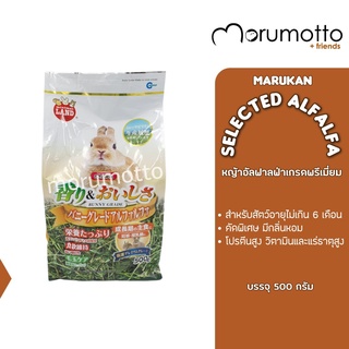 MARUKAN Selected Alfalfa มารุคัง หญ้าอัลฟาลฟ่าเกรดพรีเมี่ยม คัดพิเศษ สำหรับกระต่าย แกสบี้ ชินชิลล่า (500g)