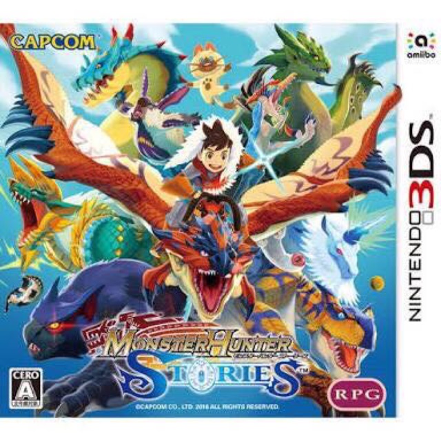 แผ่นเกมส์ 3DS : Monster Hunter Stories (Japan)