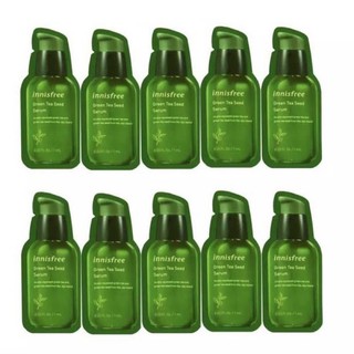 แท้/พร้อมส่ง  Innisfree Green Tea Seed Serum 1 ml