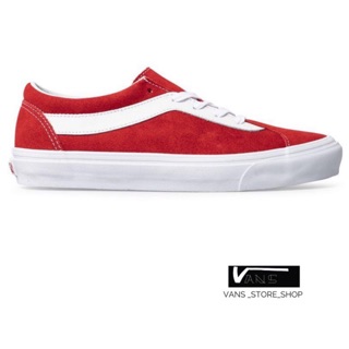 VANS BOLD NI STAPLE RACING RED TRUE WHITE SNEAKERS สินค้ามีประกันแท้