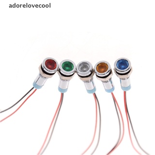 Adth หลอดไฟสัญญาณ LED 3V 6V 12V 24V 220V 6 มม.