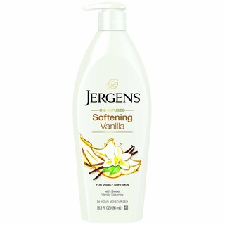 @@ใหม่!! Jergens Softening Vanilla 496ml. ผิวแห้ง สูตรผสมน้ำมันเพื่อผิวนุ่มและชุ่มชื้นอย่างเห็นได้ชัด