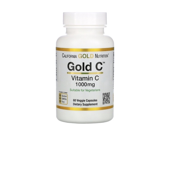 วิตามินซี 1000 mg California Gold Nutrition Gold C Vitamin C 1000 mg (สินค้าใหม่ นำเข้าจาก USA🇱🇷) หมดอายุ 04/2023