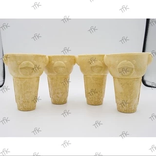 🐻โคนหมี โคนไอศครีมรูปหมี 5 ชิ้น-ไผ่ทองไอสครีม // Bear Cup Cone 5 pieces - Paithong Icecream