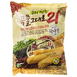 Premium Grain Crispy Roll โอ้ตธัญพืชอัดแท่ง 21 ชนิด(ห่อใหญ่)