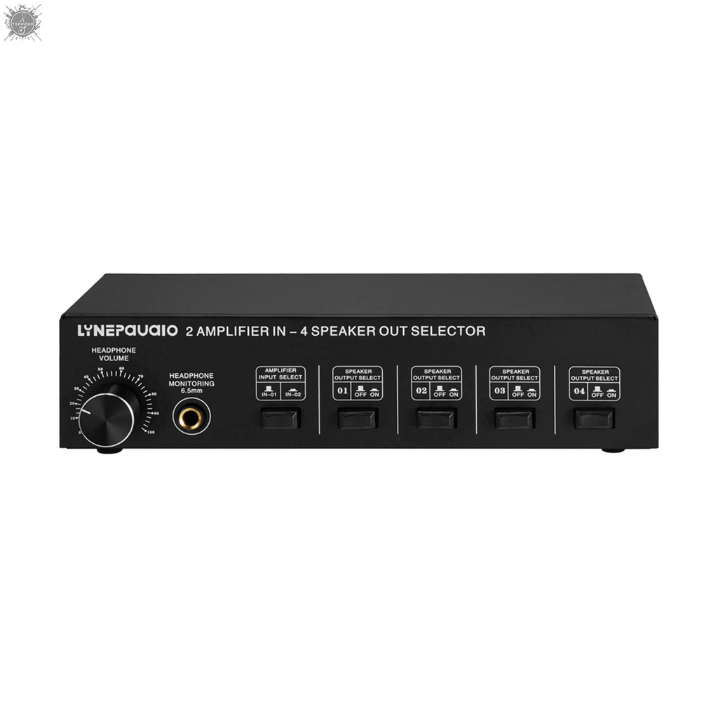To Linepaudio 2 In 4 Out Speaker Box 4 โซนและลําโพงควบคุมระดับเสียงแจ็ค ...