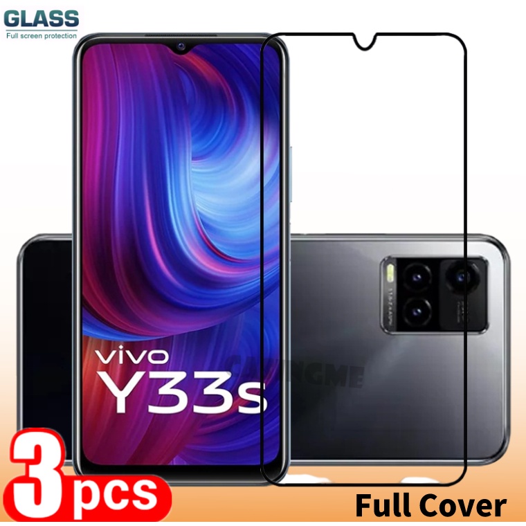 ฟิล์มกระจกนิรภัยกันรอยหน้าจอสําหรับ Vivo Y33T Y33s Y21 Y21s Y 33s 33 21 s VivoY33s VivoY21s VivoY21