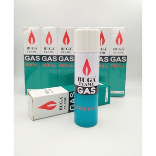 BUGA GAS บูก้าแก๊ส แก๊สเติมไฟแช็ค แก๊สกระป๋องเล็ก แก๊สไฟแช็ค ขนาด 75ml ของแท้