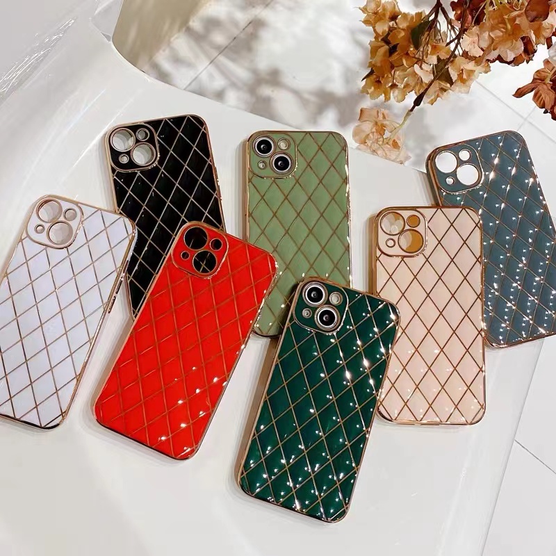 [ส่งจากไทย เร็ว1-2วัน] Case เคสโทรศัพท์ TPU ขอบทองโซฟา i6+ i7/8/SE20 i7plus i8plus XR 11 11Pro 11ProMax