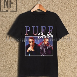 [COD]มาใหม่ เสื้อยืดลําลอง แขนสั้น คอกลม พิมพ์ลาย Puff Daddy 90S Homage สไตล์วินเทจ เรโทร สําหรับผู้ชายS-5XL