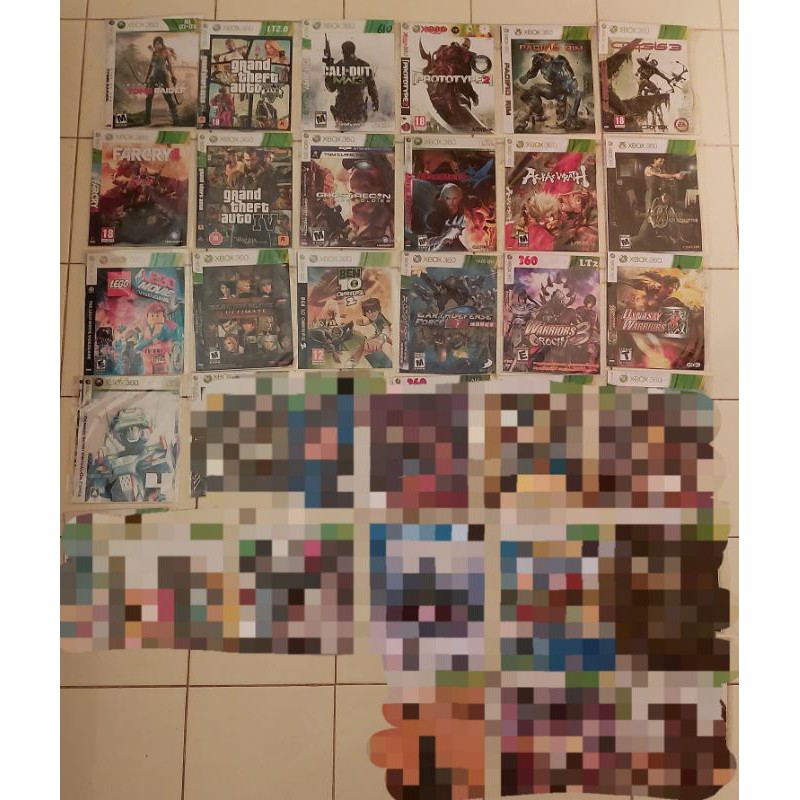 เเผ่นเกมxbox 360(LT2,LT3เเละRGH)*used* ชุดที่1