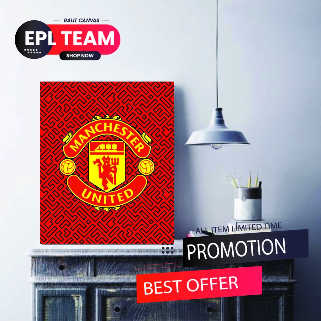 MANCHESTER UNITED CANVAS FRAME (Limited Edition)