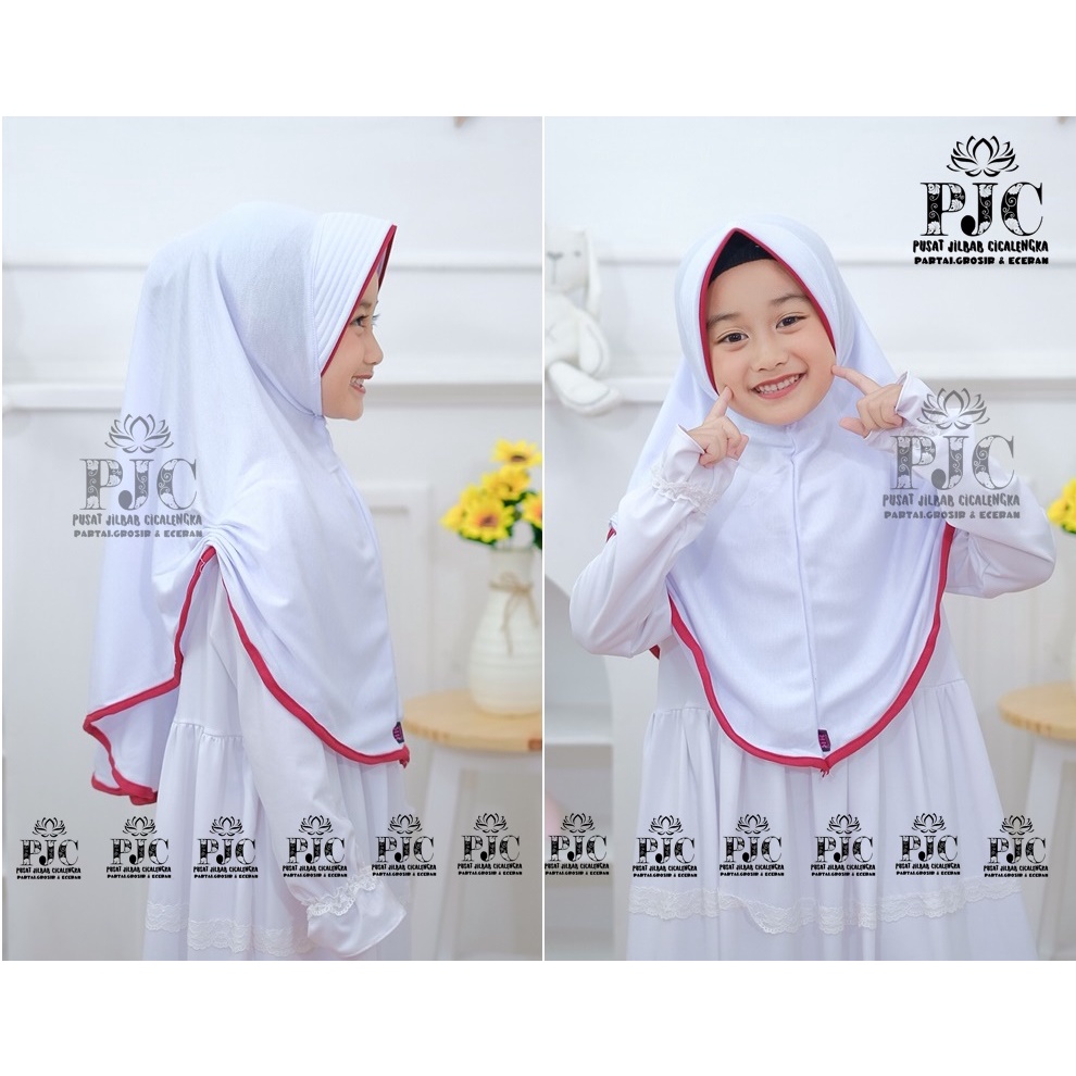 Penguin Drawstring School Hijab Instant Hijab สําหรับโรงเรียนประถมศึกษาขนาด 5 - 9 ปี | School Childr