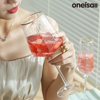 ONEISALL Goblet Crystal Glass Red Wine Cup Set Household Creative Personality European Style