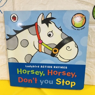 Ladybird Action Rhymes Horsey ,Horsey ,Don’t you Stop (board book )หนังสือมือหนึ่ง -a2