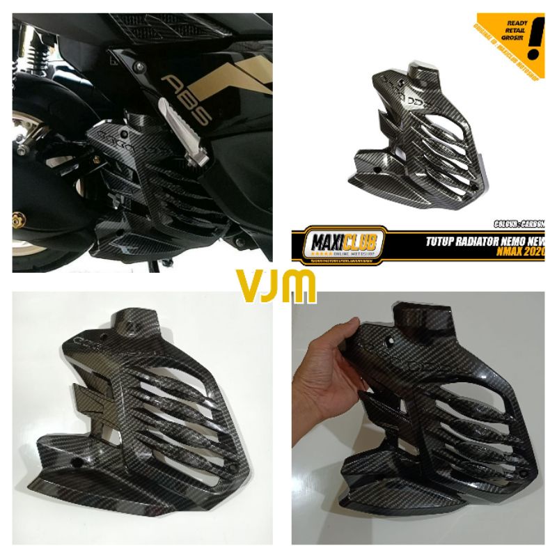 NMAX NEW AEROX 155 CARBON GOZIMA RADIATOR COVER