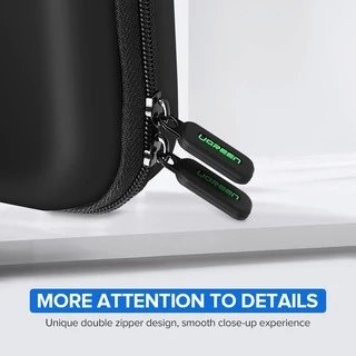 UGREEN Storage Bag กระเป๋าจัดเก็บฮาร์ดไดรฟ์ พาวเวอร์เเบงค์ ขนาด 2.5 นิ้้ว Big Size