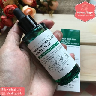 ของแท้/พร้อมส่ง!! SOME BY MI AHA BHA PHA 30 Days Miracle Serum เซรั่ม สิว ผิวมัน รอยแดง รอยดำ รูขุมขนกว้าง แนะนำเลยค่ะ