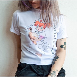 ♥️พร้อมส่ง♥️ เสื้อครอปเข้ารูปลาย Pokemon