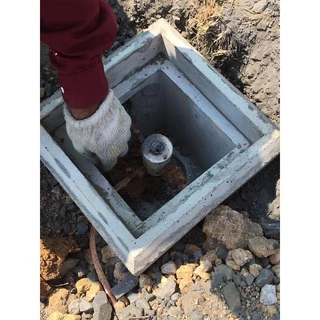 บ่อกราวด์ ( Earth Pit หรือ Concrete inspection Pit) ,อุปกรณ์ล่อฟ้า,บ่อกราวด์ปูน