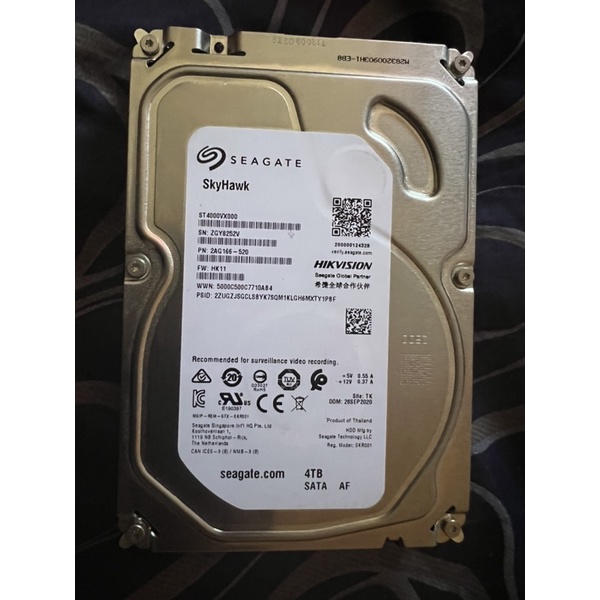 hdd 4 tb seagate มือสอง