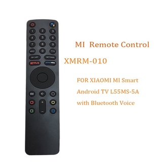 ใหม่ รีโมตควบคุมด้วยเสียง บลูทูธ XMRM-010 สําหรับ Xiaomi MI TV 4S Android Smart TVs L65M5-5ASP MI P1 32