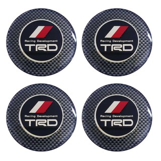 60mm. สติกเกอร์ TRD สติกเกอร์ติดดุมล้อ สติกเกอร์เรซิ่น กว้าง 60 มิล.(6เซนติเมตร)