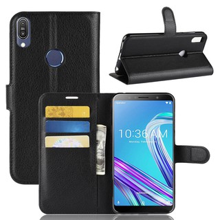 เคส Phone Case For Asus Zenfone MAX Pro M1 ZB601KL ZB602KL X00TD เคสหนัง เคสฝาพับ Stand Cover กรณี โทรศัพท์กรณี