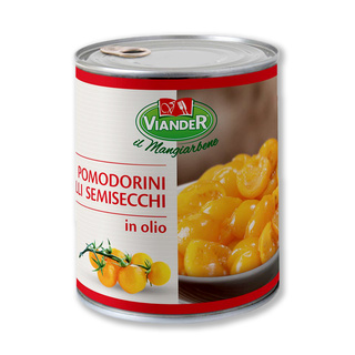 !!  สินค้าขายดี  !! เวียนเดอร์ มะเขือเทศเหลืองในน้ำมันพืช 750 กรัม Viander Yellow Tomato In Sun Flower Oil 750 g